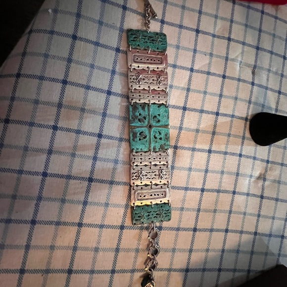 Silpada SS Brass Neclace, Earrings , Bracelet - Picture 6 of 9